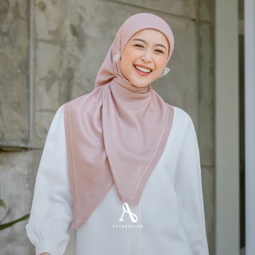 AUTHENTISM ID Fasya Series Kerudung Segi Empat Motif Dastan Voal Lasercut Premium