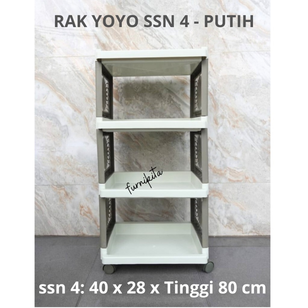 Jual RAK YOYO RODA RAK SUSUN PLASTIK SERBAGUNA DORONG USAGI | Shopee ...
