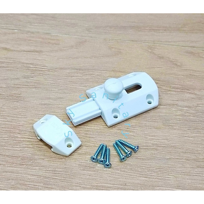 Jual KUNCI PINTU KAMAR MANDI PVC / TARIKAN BULAT PLASTIK PVC PEGANGAN ...