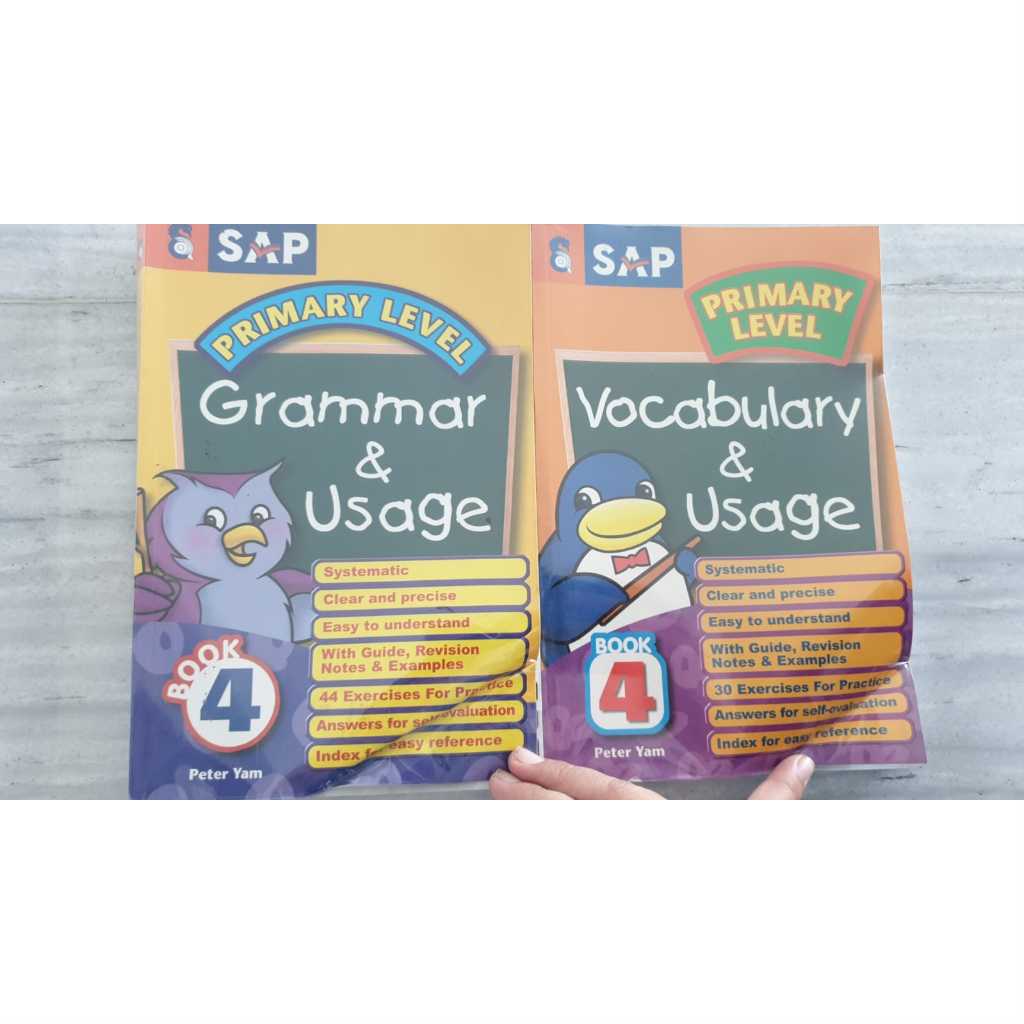 Jual PRIMARY LEVEL GRAMMAR & USAGE BOOK 4 / VOCABULARY & USAGE BUKU ...