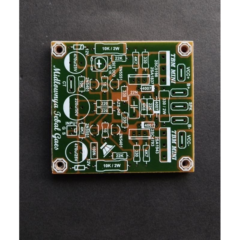Jual PCB Power Amplifier TBM Mini Midlow Tebal | Shopee Indonesia
