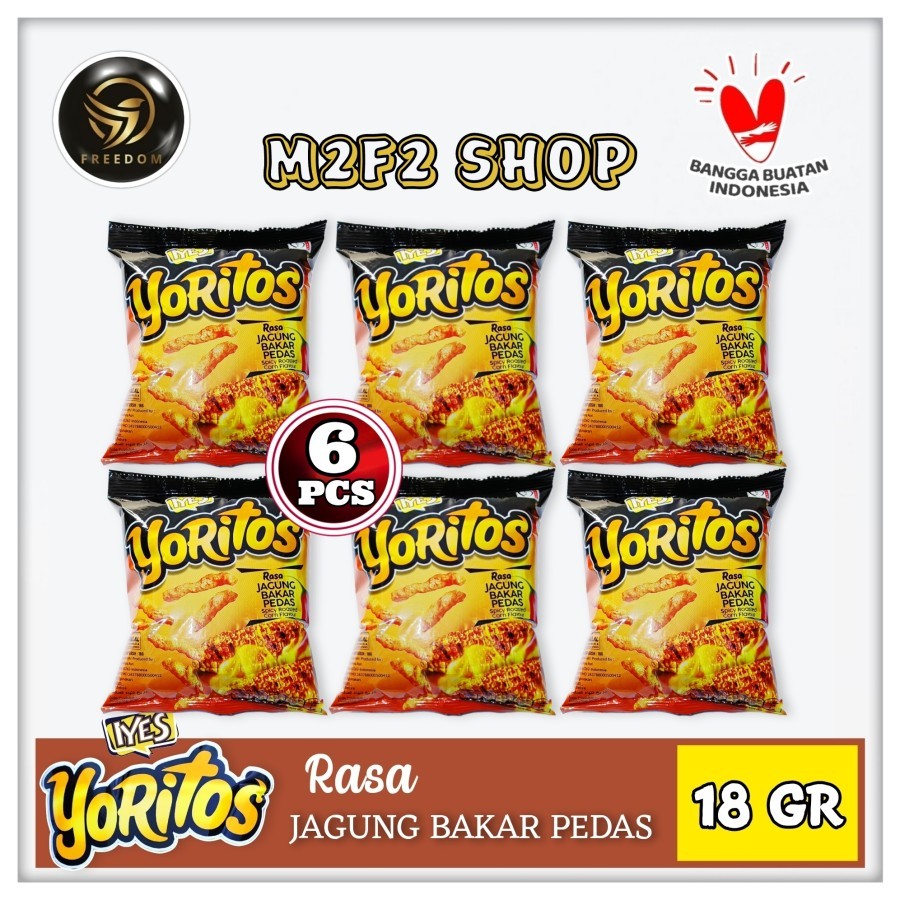 Jual Iyes Snack Yoritos Spicy Roasted Corn Flavour | Camilan Rasa ...