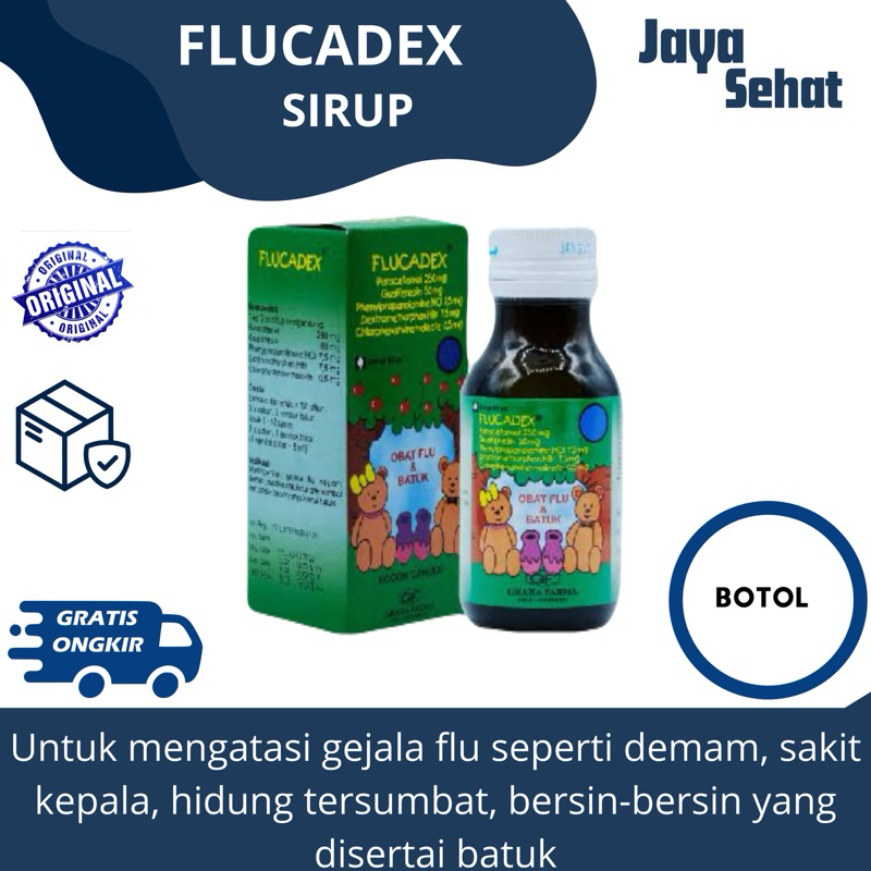 Jual Flucadex Sirup Botol 60 ml | Obat Flu Dan Batuk | Shopee Indonesia