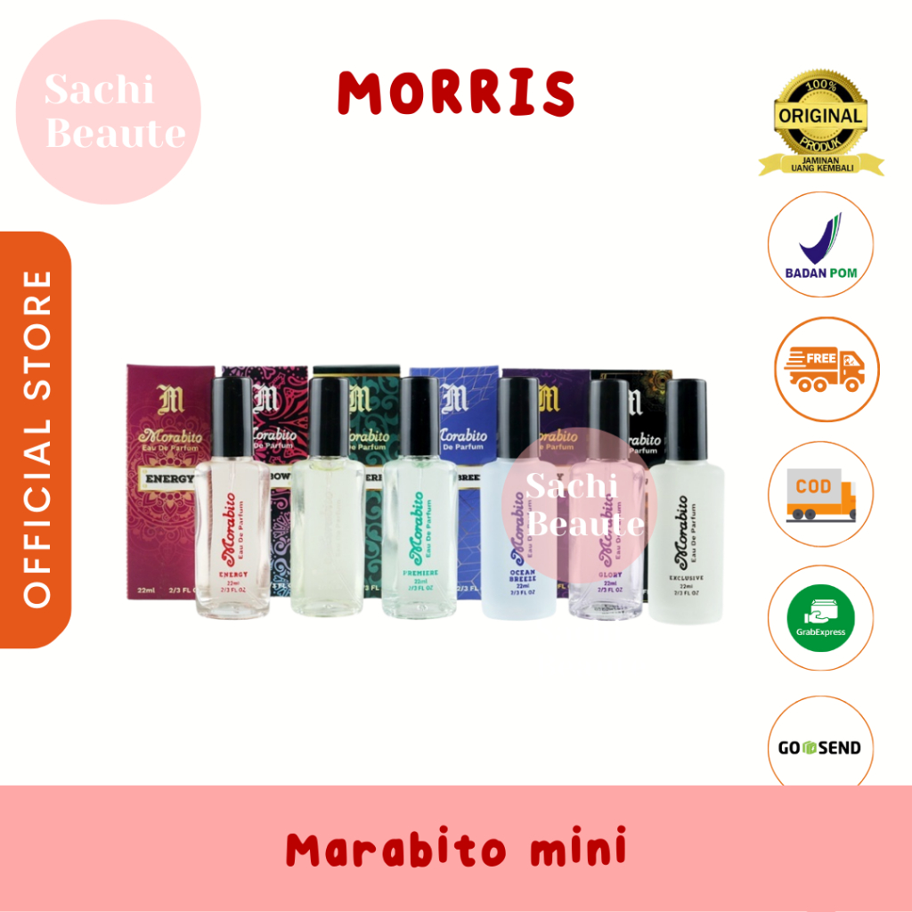 Jual Morabito Mini Edition Parfum Pria Eau De Parfum 22ml BPOM ORIGINAL ...