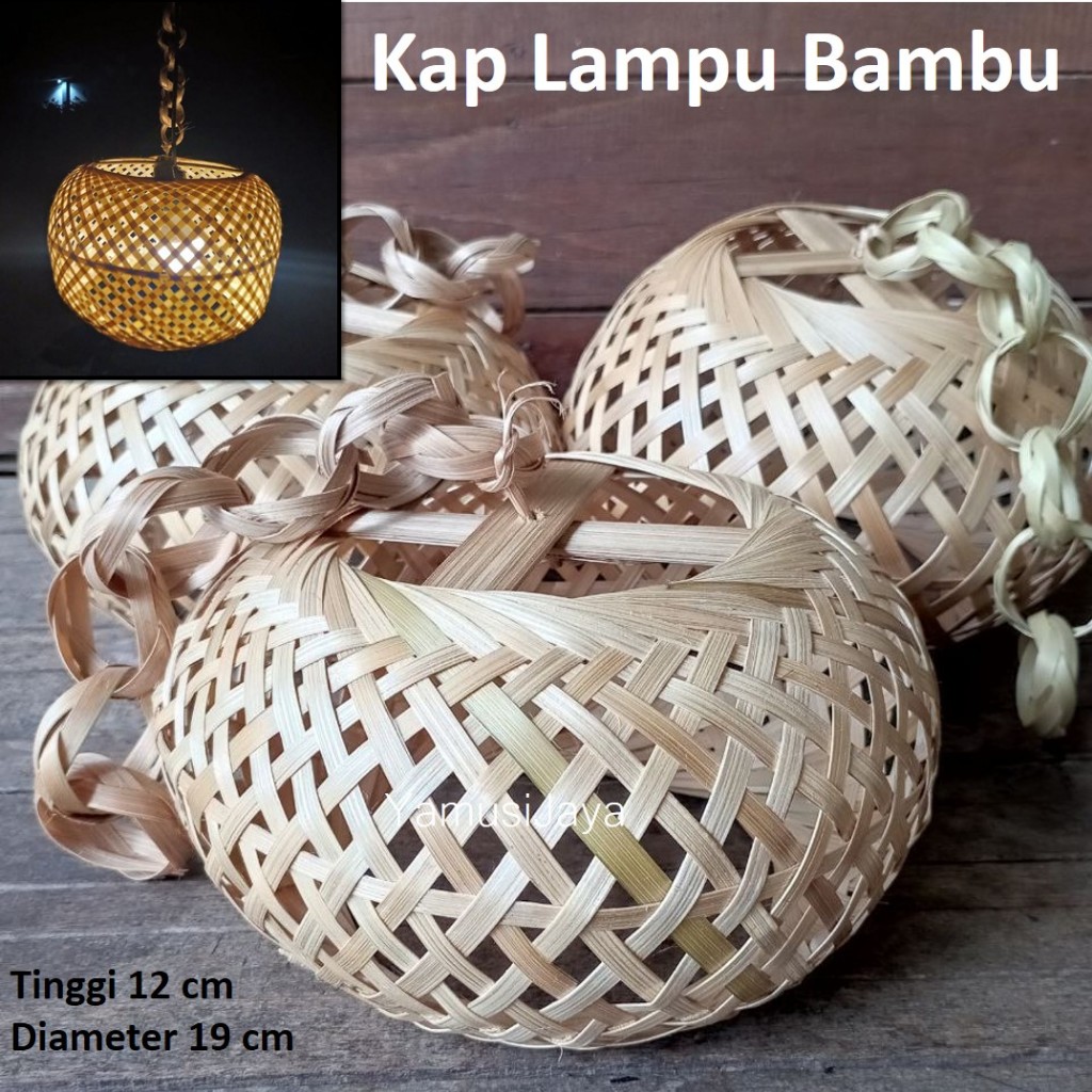 Jual Dekorasi Cafe L Kap Lampu Bambu Gantung Lampion Gantung Unik