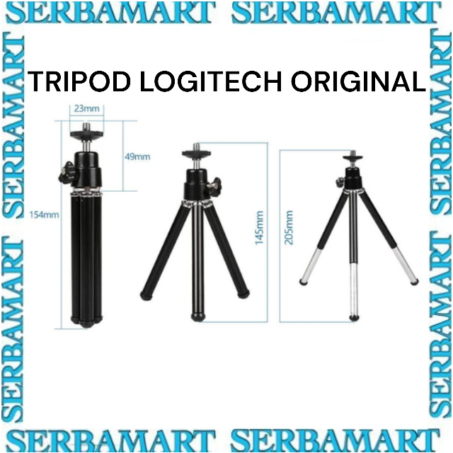 Jual TRIPOD ORIGINAL LOGITECH C922 PRO - WEBCAM TRIPOD LOGITECH C920 ...