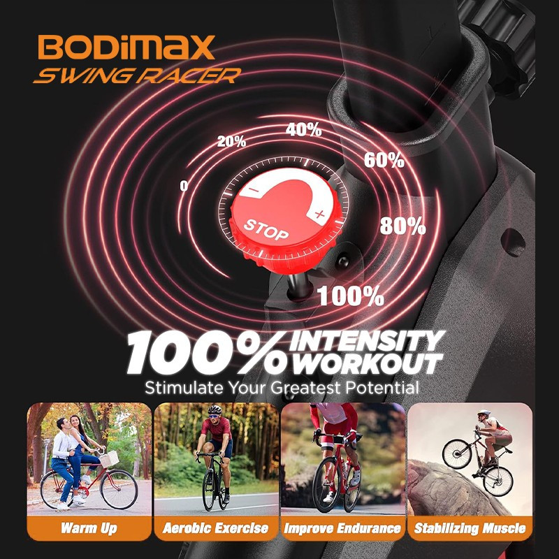 Jual Bodimax Swing Racer Bike Sepeda Statis Alat Gym Fitness | Shopee ...