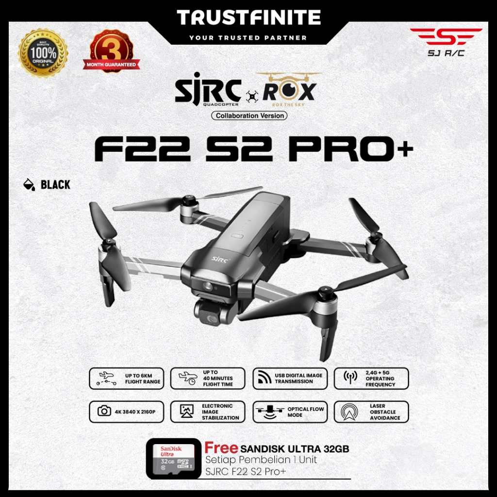 Jual SJRC X ROX SJRC F22 S2 Pro GPS 2 Axis Gimbal 4K 6KM 35 Min RC