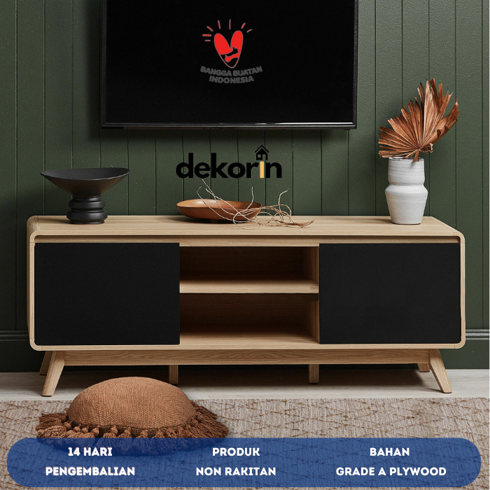 Jual Meja TV Minimalis Modern 2 Pintu 2 Ruang Terbuka 120 cm dan 150 cm ...