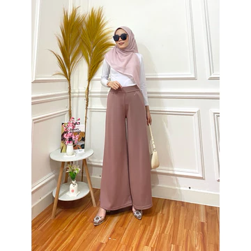 Kulot Scuba Wanita XL Bahan Premium Melar