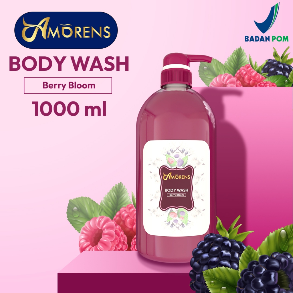 Jual AMORENS Body Wash 1000ml / Sabun Mandi Untuk Melembabkan Kulit ...