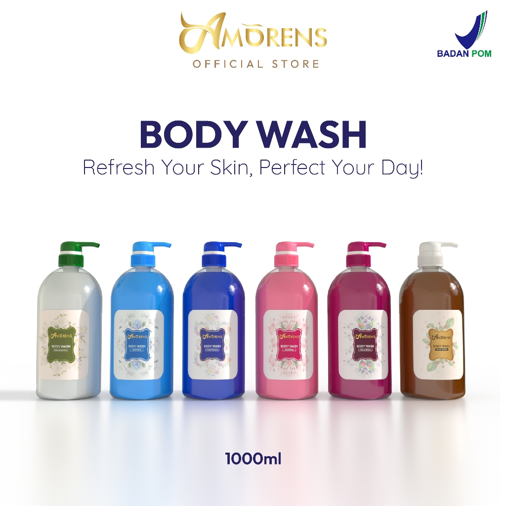 Jual AMORENS Body Wash 1000ml - Aroma Fresh Coffee [1 Liter] | Shopee ...