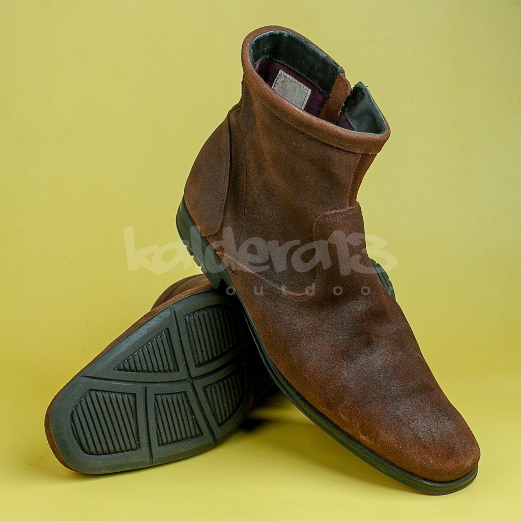 Jual Sepatu ROCKPORT ADIPRENE BY Adidas ankle Side Zip leather Suede boots Size 44 Shopee Indonesia