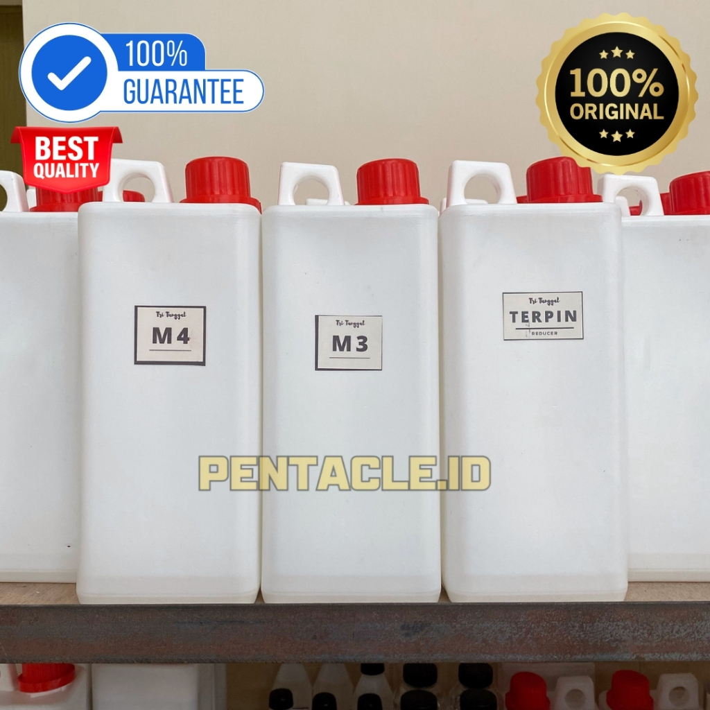 Jual Reduser M1 M3 M4 Terpin Sablon 1000ml 1L 1 Liter Thinner Tiner ...