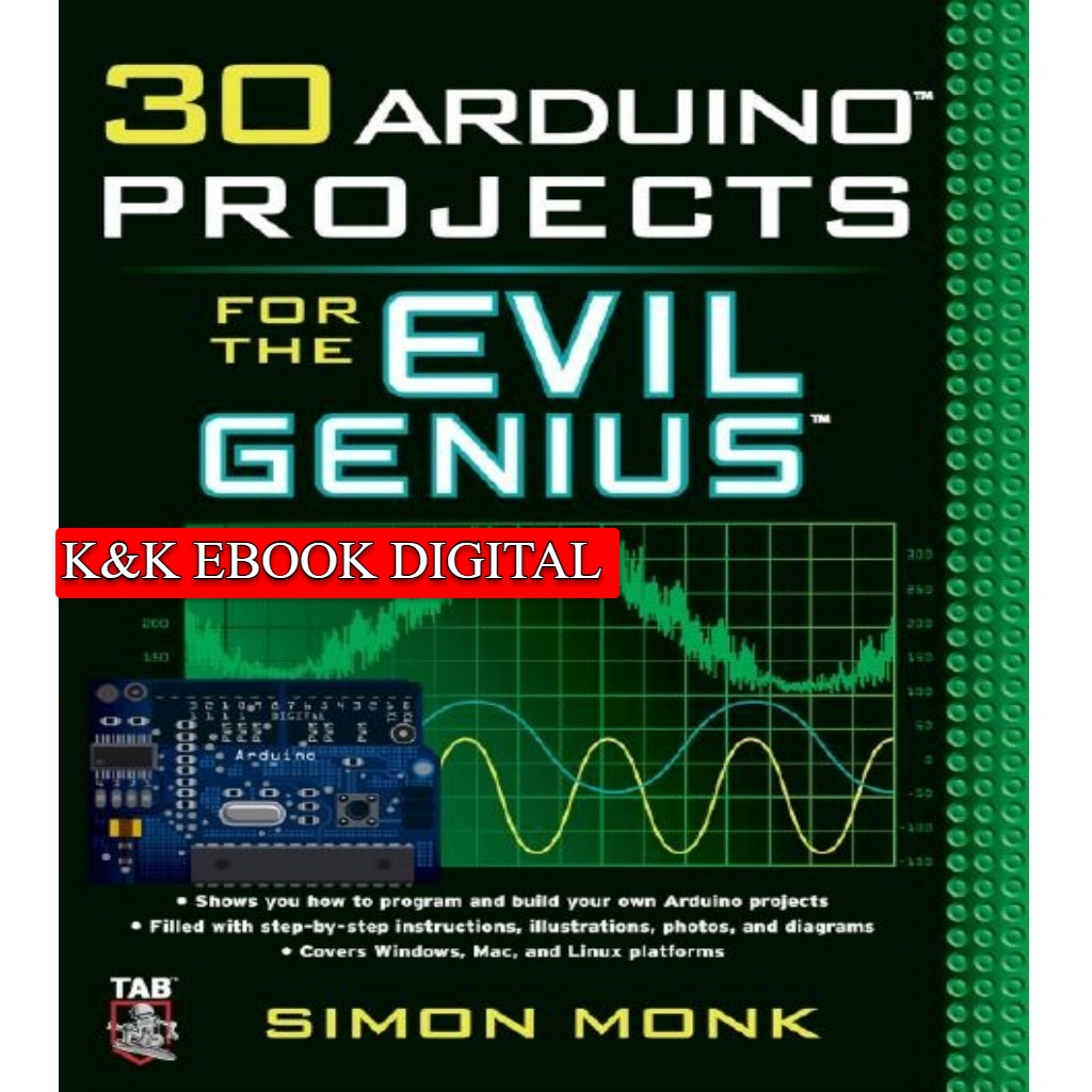 Jual (Pdf) Buku 30 Arduino Projects for the Evil Genius (Simon Monk ...