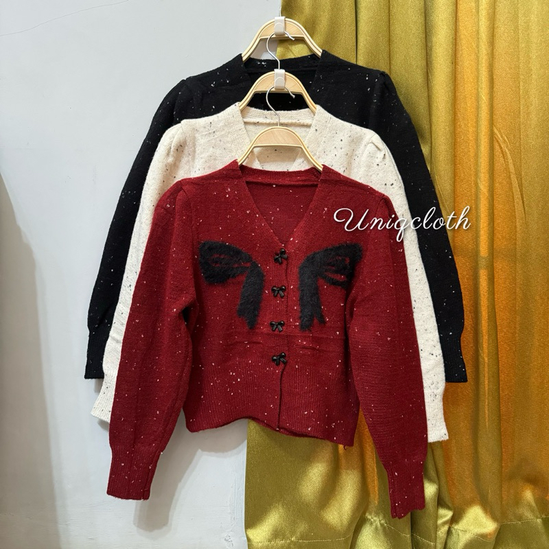 Jual Uniqcloth Cardigan Rajut Korean style import | Shopee Indonesia