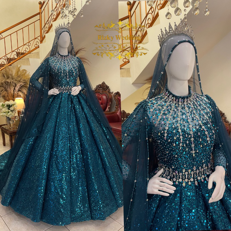 Jual Gaun pengantin berbie || gaun pengantin wanita || gaun