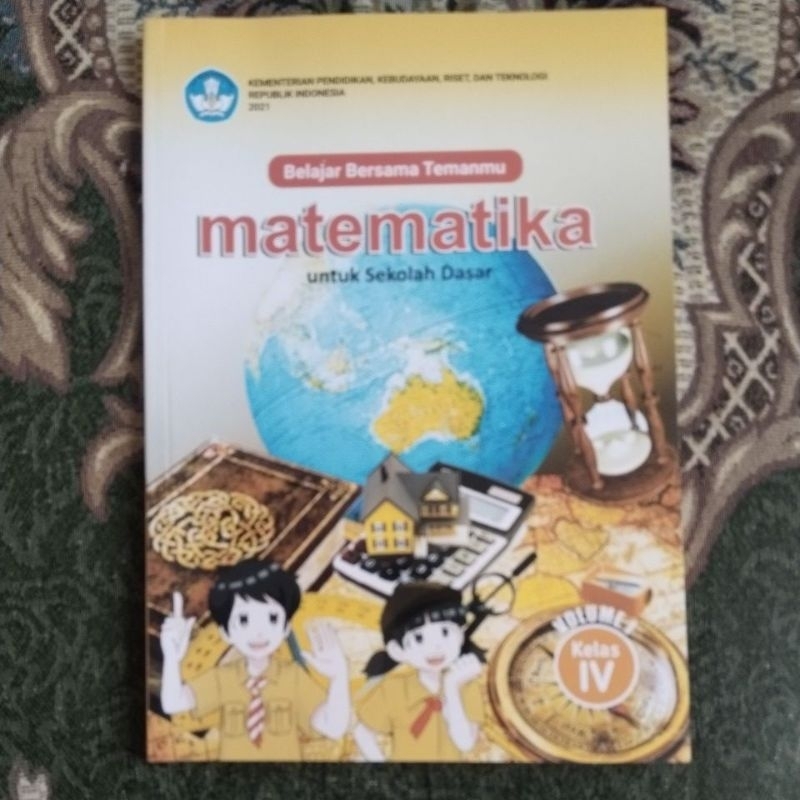 Jual Buku Matematika Volume 1 kelas 4 SD Kurikulum Merdeka | Shopee ...