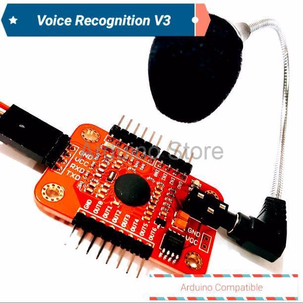 Jual Voice Recognition V 3 Speech Recognition V3 Module for Arduino ...