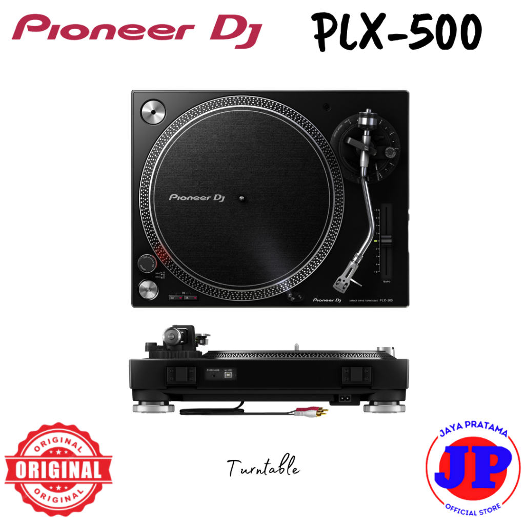 Pioneer DJ PLX-500-W ターンテーブル（Pioneer PLX-500-K Plus