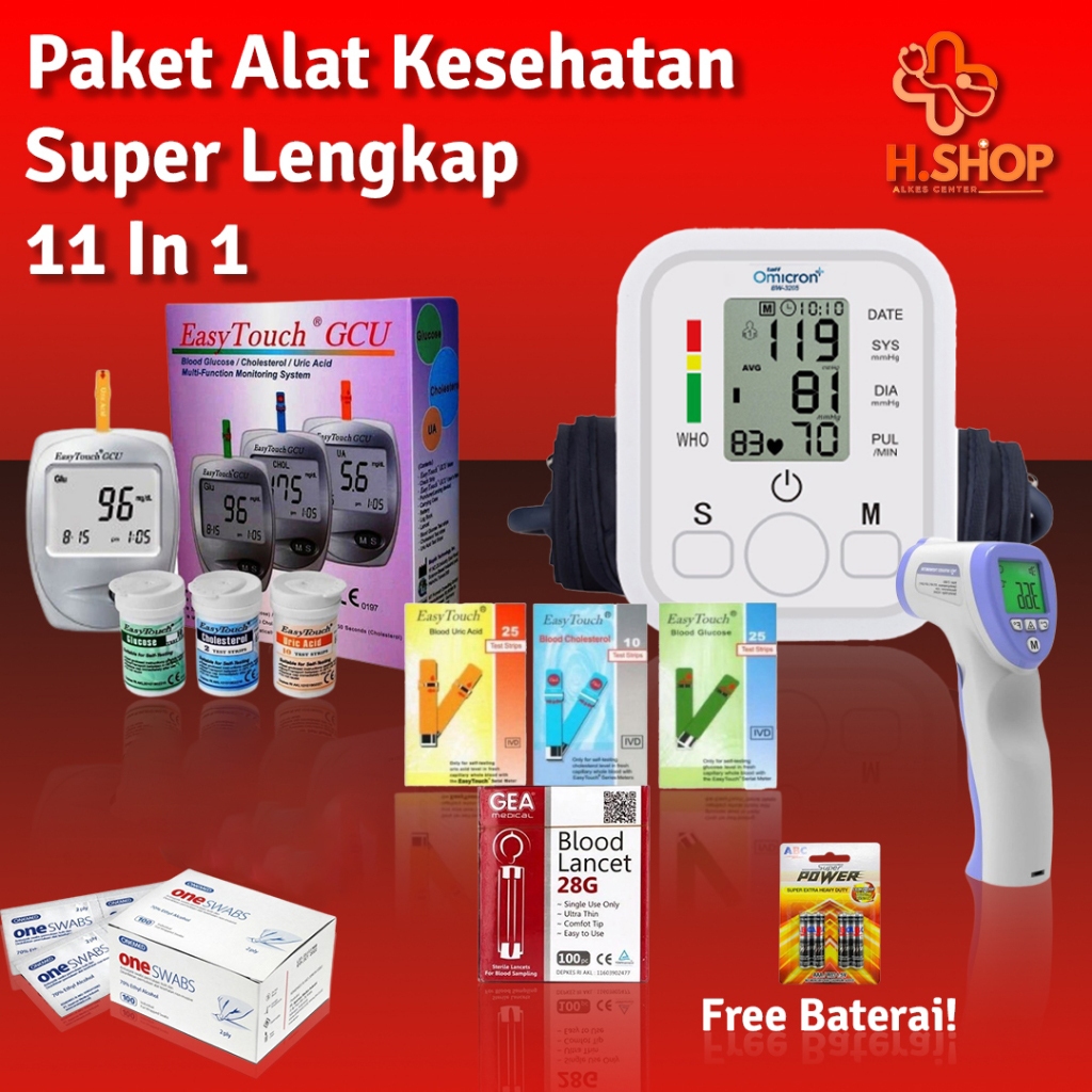 Jual Paket Lengkap Alat Kesehatan Premium In Free Termogun