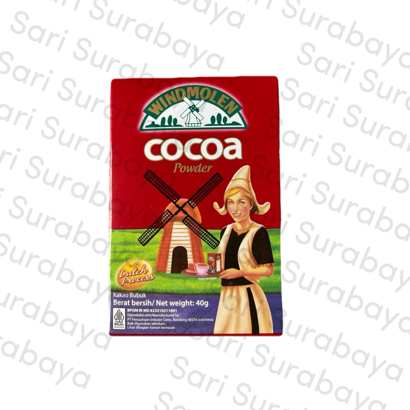 Jual Windmolen Cocoa Powder 40gr/80gr/160gr | Shopee Indonesia