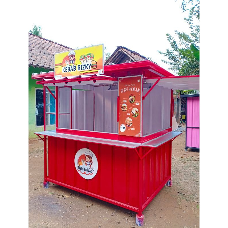 Jual booth container 200 x 150 x 200 | Shopee Indonesia