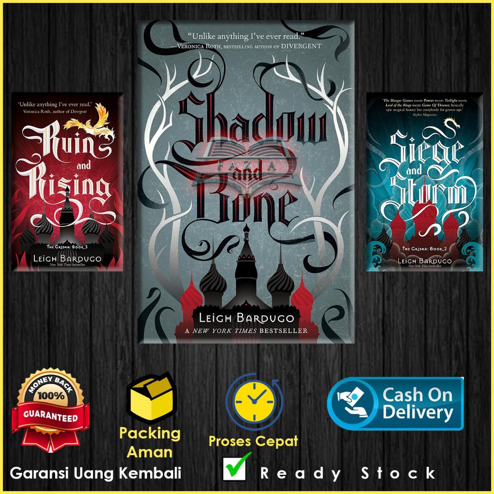 Jual HEMAT Shadow and Bone Siege and Storm Ruin and Rising by Leigh ...