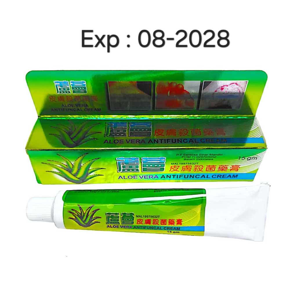 Jual Salep Gatal Aloe Vera Cream Antifungal Setara DERMAX / Aloe Vera  Antifungal Cream 15 gr- Aloevera | Shopee Indonesia