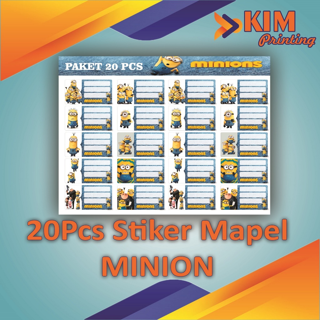 Jual (20PCS) STIKER LABEL BUKU PELAJARAN / STIKER LABEL NAMA BUKU ...