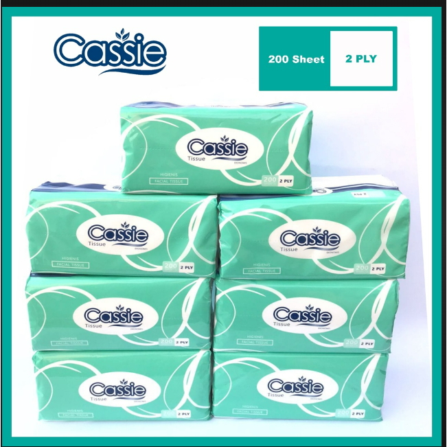 Jual CASSIE TISSUE EKONOMIS 200GR (2FLY) | Shopee Indonesia