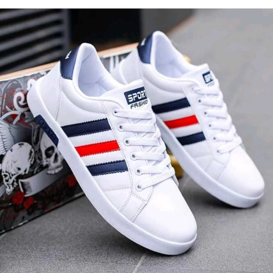 Jual sepatu cowok sneakers keren sepatu simple kekinian hits 2024 jr ...