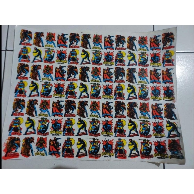 Jual gambaran poster sticker superhero jadul new old stock 1 set isi 3 ...