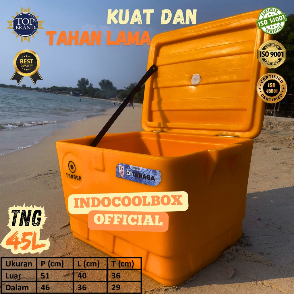 Jual Cooler Box Tanaga 45 Liter Termos Es Kotak Tempat Es Batu Minuman
