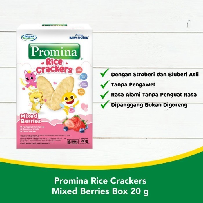 Jual promina rice crackers box 20gr | Shopee Indonesia