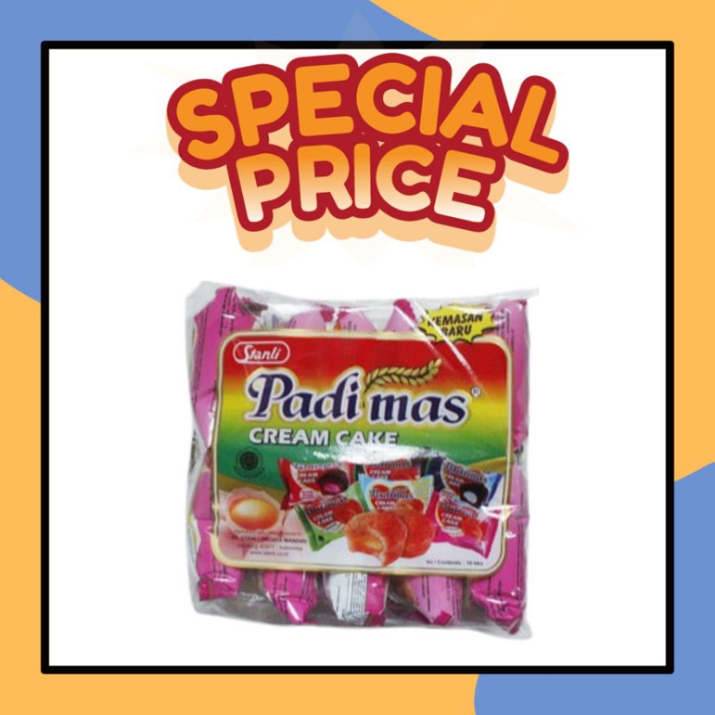 Jual Stanli PADIMAS CREAM CAKE Per Pack (Isi 10pcs) Bolu Lembut Isi ...
