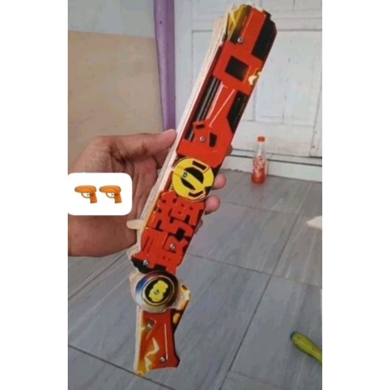 Mainan Tembak Anak Laki Sg 2 (rapper Opm 2jt Ijo) Freefire 4 Tembakan Karet - foto 2