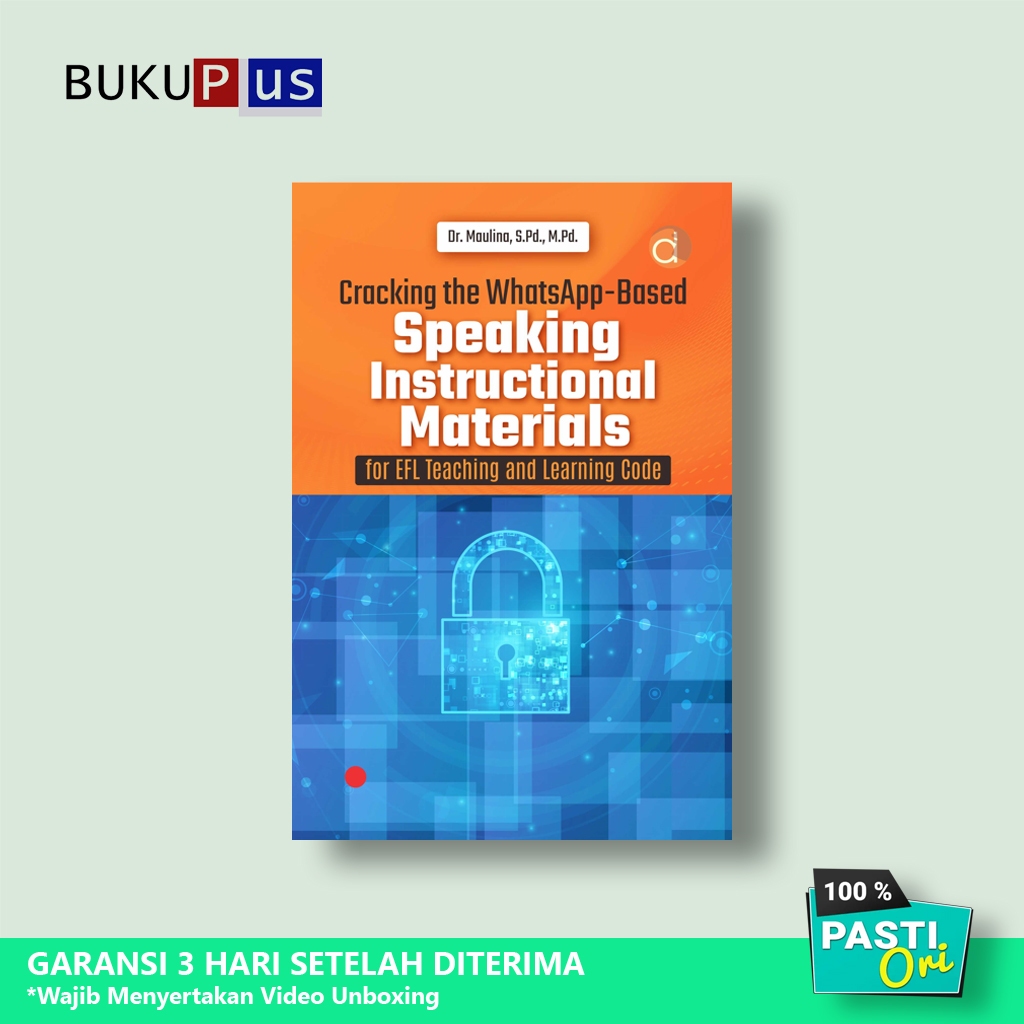 Jual Buku Cracking the WhatsApp-Based Speaking Instructional Materials ...