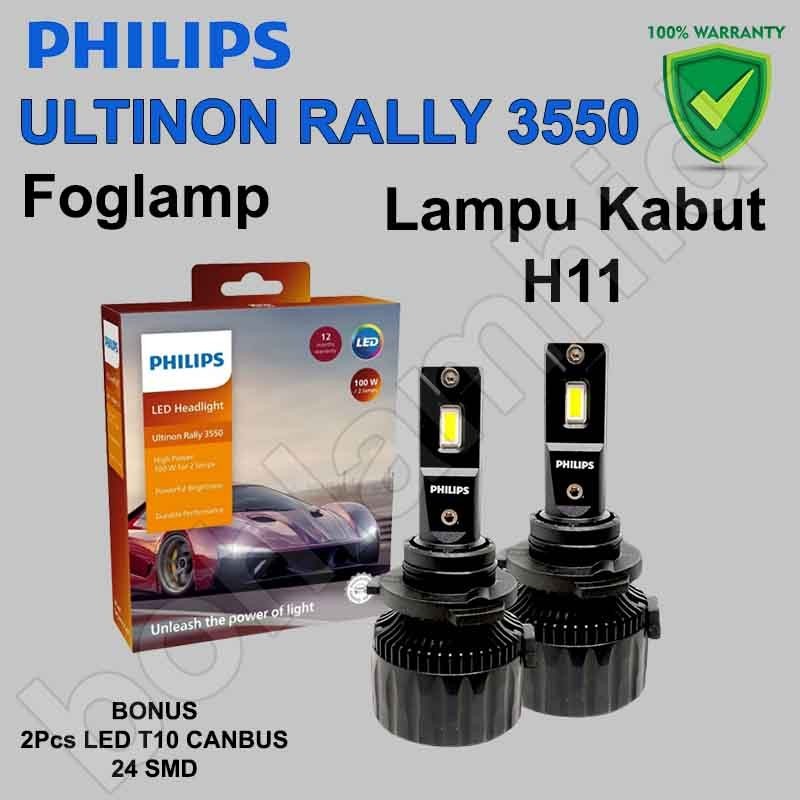Jual Paket LED Ertiga 2Set Philips Ultinon Rally 50W Lampu Utama ...