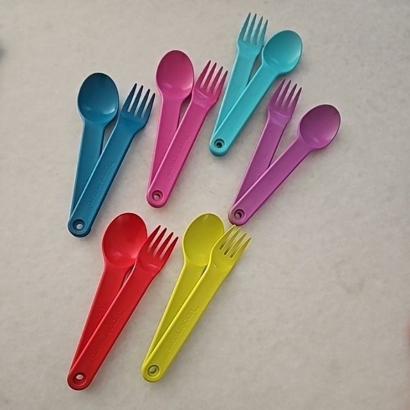 Jual CUTLERY 1 SENDOK 1 GARPU TUPPERWARE | Shopee Indonesia