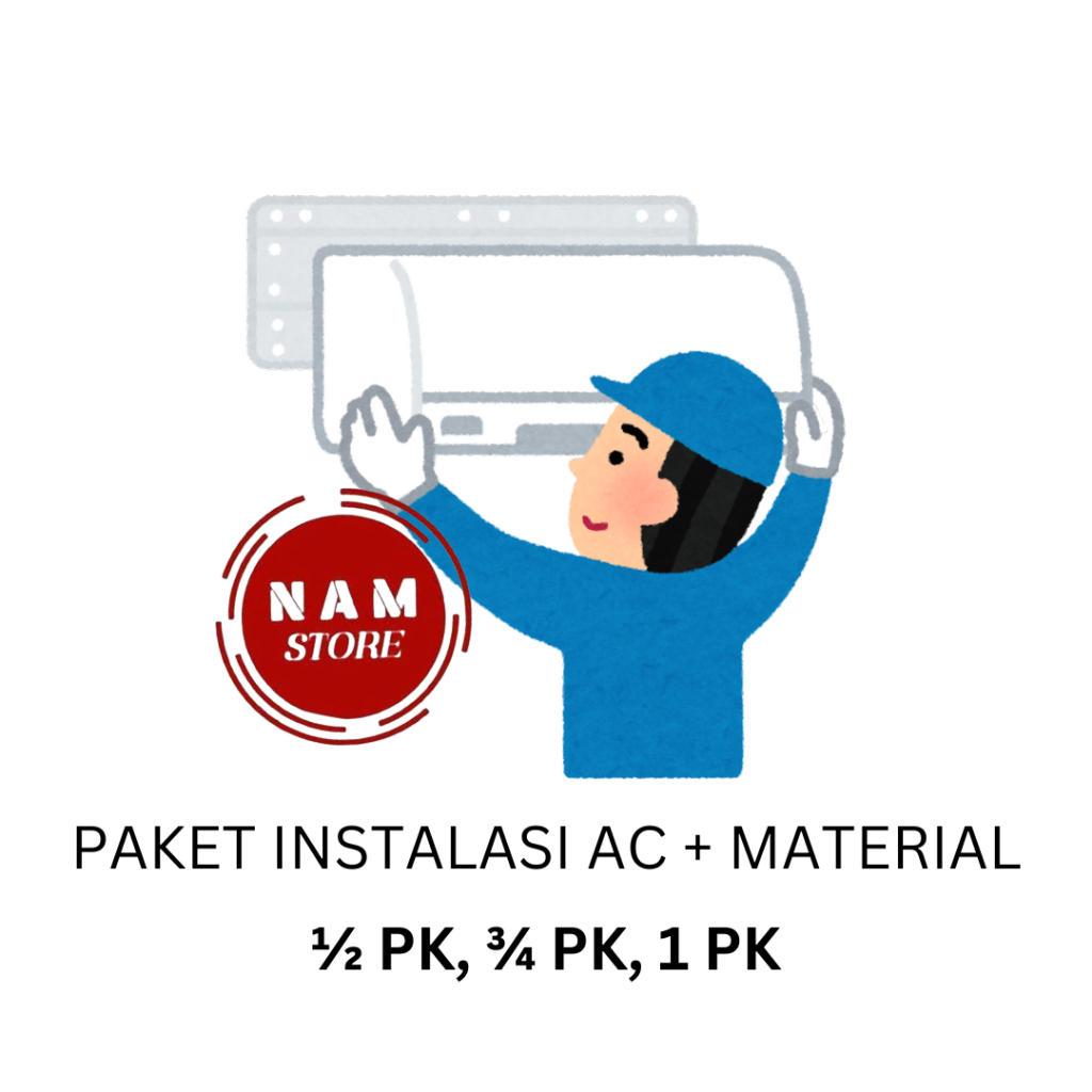 Jual Paket pemasangan AC 1/2 PK, 3/4 PK, 1 PK (KHUSUS PEKANBARU KOTA
