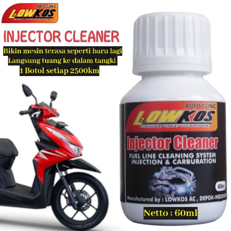 Jual LOWKOS Injector Cleaner Motor - Cairan Pembersih Injektor Motor ...