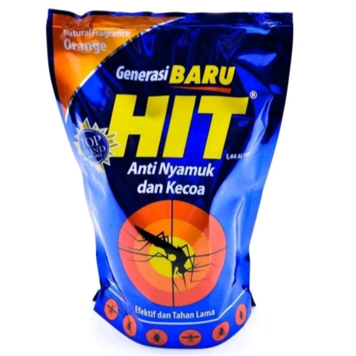 Jual Refill hit cair 360 ml hit liquid pouch isi ulang obat nyamuk hit ...