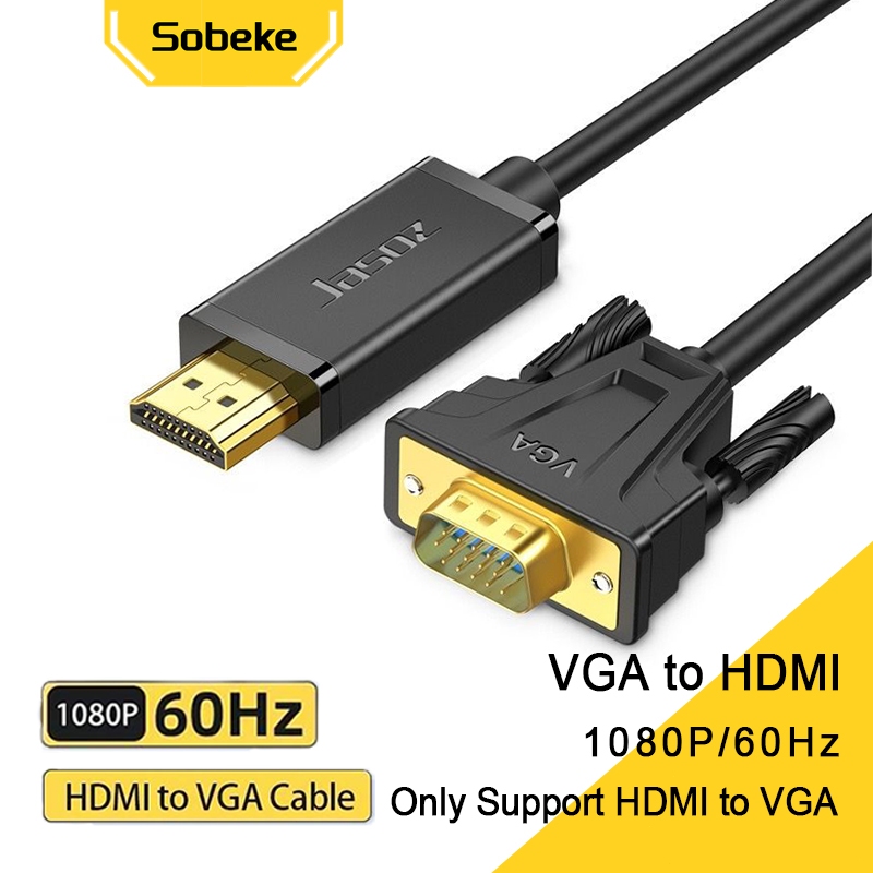 Dvi Vga To Hdmi Cable Pc To Tv Sobeke Kabel HDMI To VGA 1080P HDMI