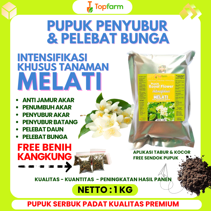 Pupuk Pelebat Bunga Melati / Pupuk Untuk Bunga Melati / Pupuk Penyubur Bunga Melati / Pupuk Bunga Melati / Pupuk Tanaman Bunga Melati / Pupuk Booster Bunga Melati / Pupuk Akar Bunga Melati