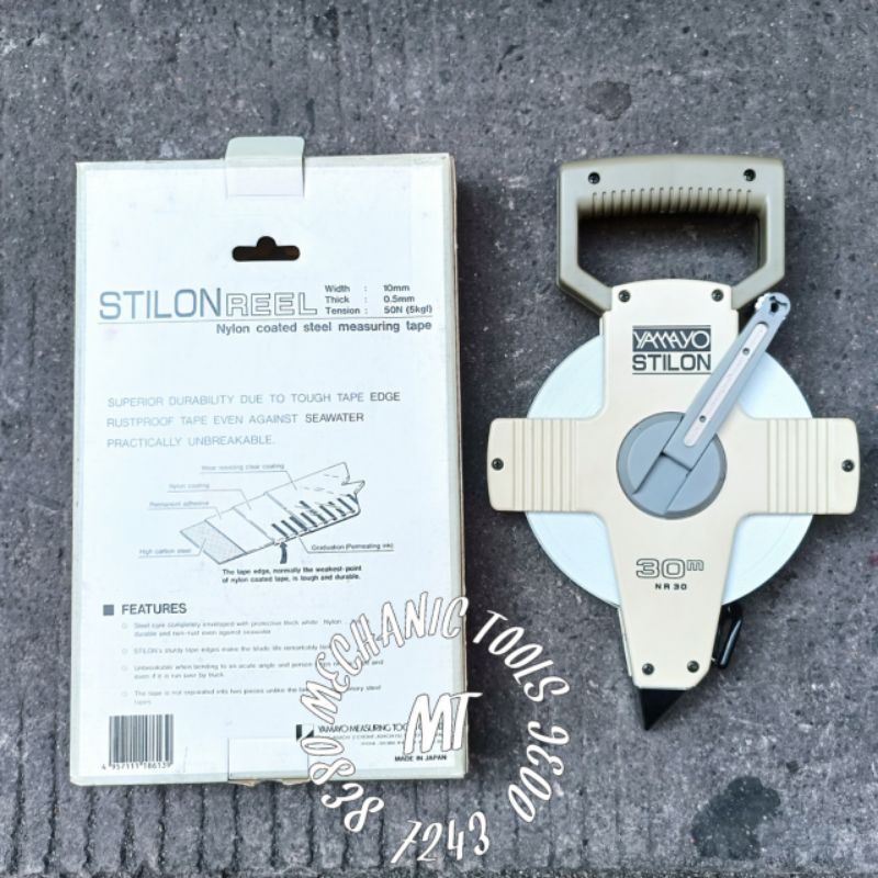 Jual Measuring tape meteran Gulung 30 Meter Yamayo stilon reel meteran ...