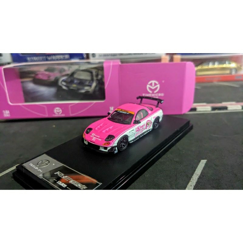 Jual Diecast Time Micro Mazda RX7 RX 7 FD3s RE Amemiya Pink | Shopee ...