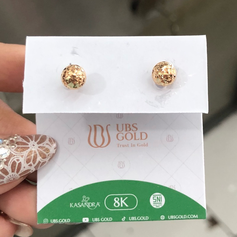 Jual MA4- ANTING TOGE BABY 0.55GR KADAR 375 | Shopee Indonesia