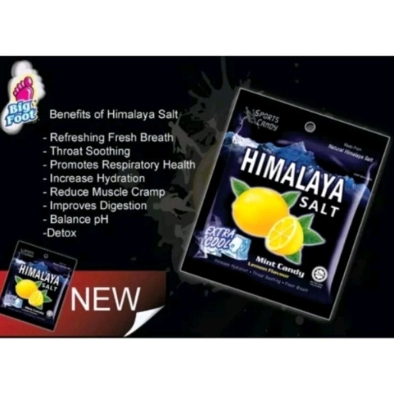 Jual Permen Himalaya Salt rasa lemon Mint Candy 1 Box/12bks | Shopee ...