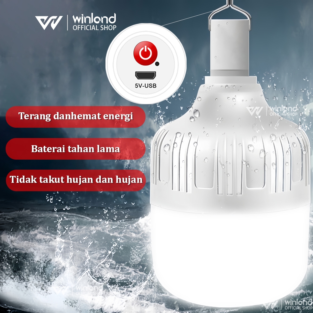 Jual Winland【cod】bohlam Lampu Led Emergency Lampu Darurat Rumah Lampu